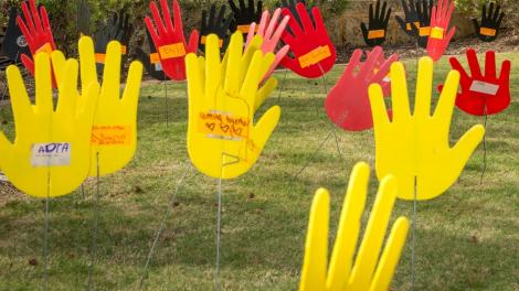 A Sea of Hands for Reconciliation Week